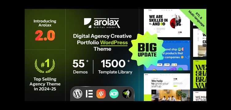 Item cover for download Arolax | Creative Digital Agency Theme
