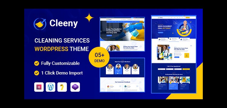 Item cover for download Cleeny – Cleaning Services & Repair Company WordPress Theme