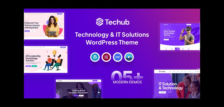 Item cover for download Techub – Technology & IT Solutions WordPress Theme
