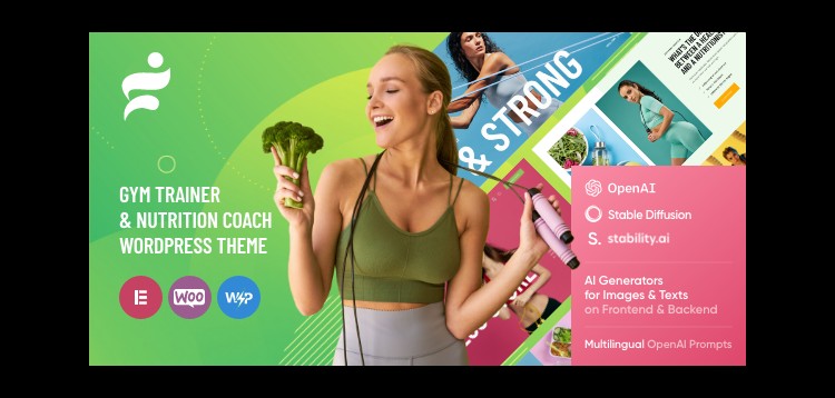 Item cover for download Glare - Dietitian & Health Fitness Coach WordPress Theme
