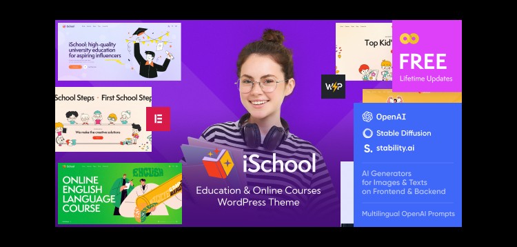 Item cover for download iSchool - Education & Online Courses WordPress Theme