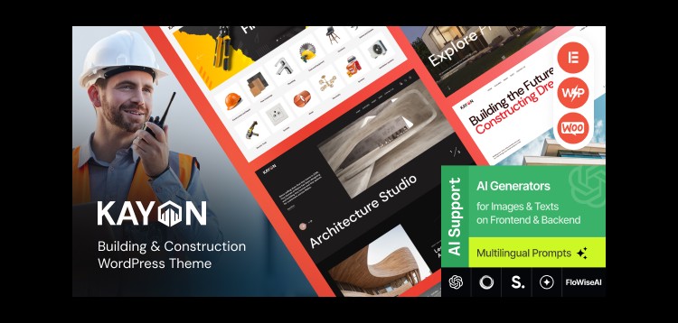 Item cover for download Kayon - Building & Construction WordPress Theme