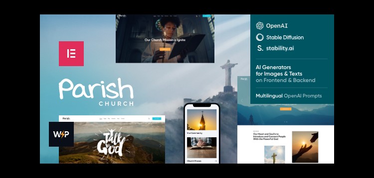 Item cover for download Parish - Church, Religion & Charity WordPress Theme