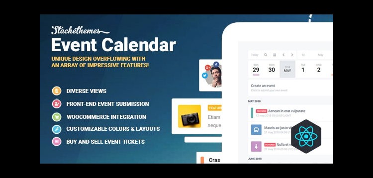 Item cover for download Stachethemes Event Calendar - WordPress Events Calendar Plugin