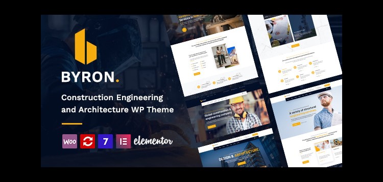 Item cover for download Byron | Construction and Engineering WordPress Theme
