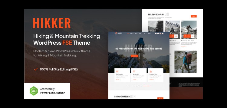 Item cover for download Hikker – Hiking & Mountain Trekking FSE WordPress Theme