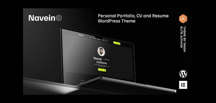 Item cover for download Navein - Personal Portfolio WordPress Theme