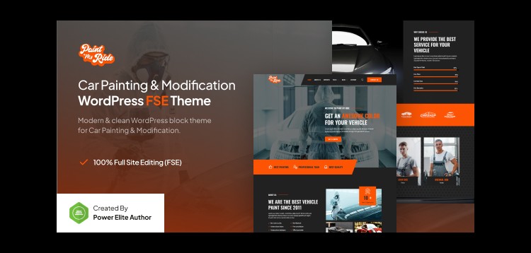 Item cover for download PaintMyRide – Car Painting & Modification FSE WordPress Theme