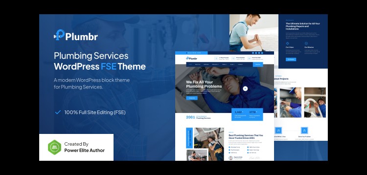 Item cover for download Plumbr - Plumbing Services FSE WordPress Theme