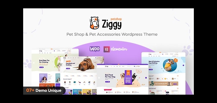 Item cover for download Ziggy - Pet Shop WordPress Theme