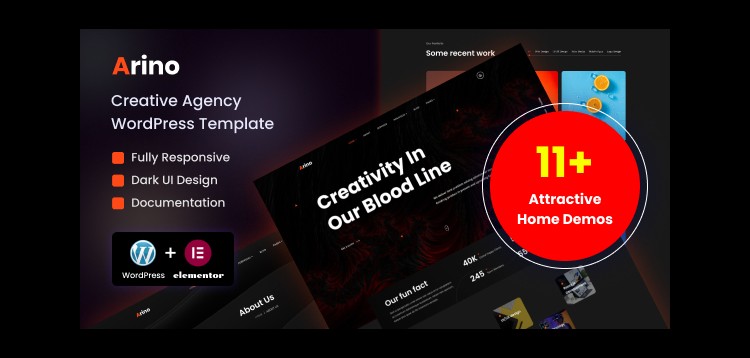 Item cover for download Arino - Creative Agency WordPress Theme