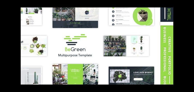Item cover for download BeGreen - Multi-Purpose Template for Planter - Landscaping- Gardening
