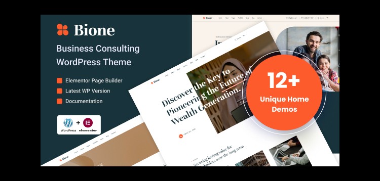 Item cover for download Bione - Business Consulting WordPress Theme