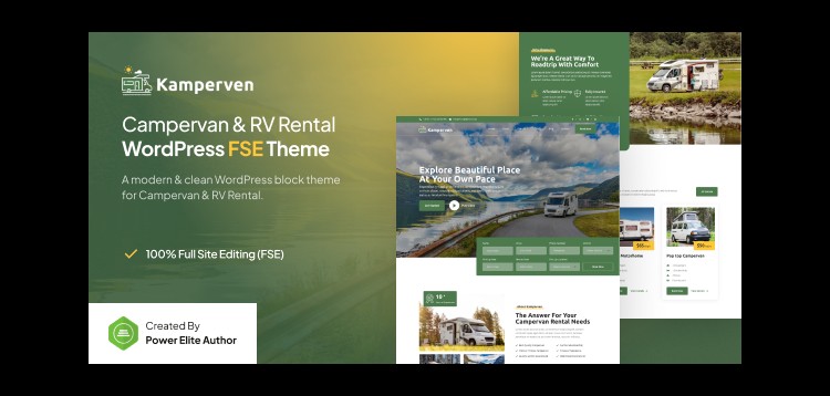 Item cover for download Kamperven – Campervan & RV Rental FSE WordPress Theme