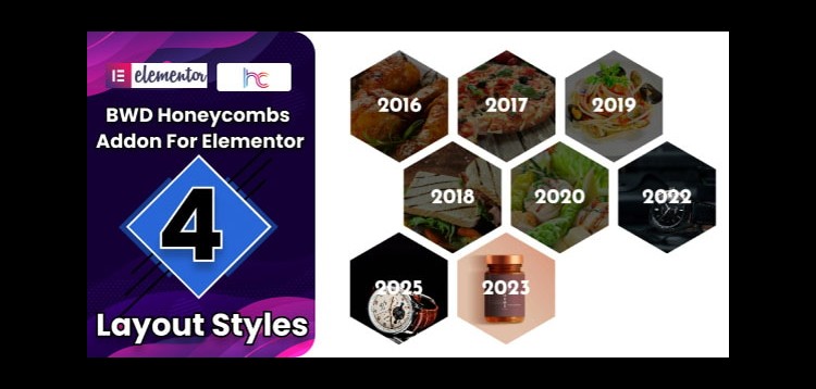 Item cover for download Honeycombs Addon For Elementor