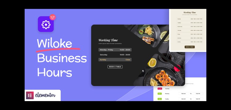 Item cover for download Wiloke Business Hours For Elementor