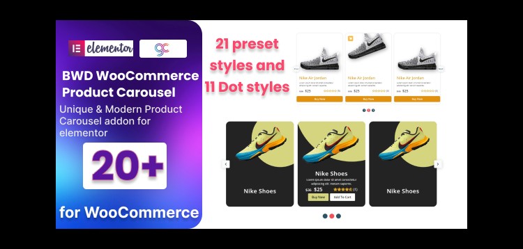 Item cover for download WooCommerce Product Carousel Addon For Elementor