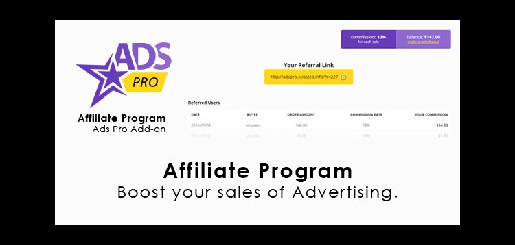 Item cover for download Ads Pro Add-on - WordPress Affiliate Program