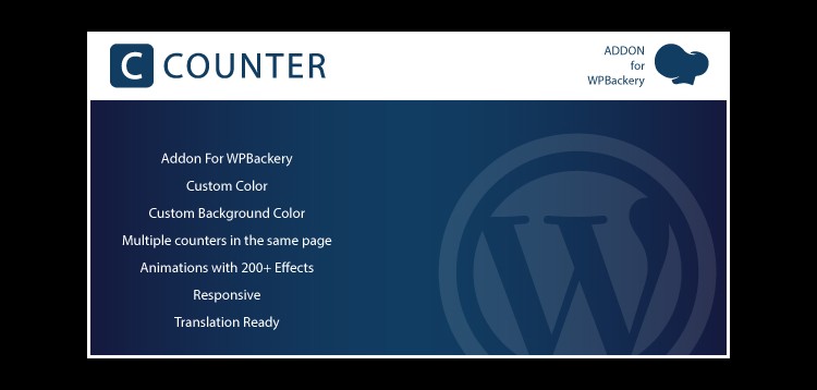 Item cover for download Counter - Addons for WPBakery Page Builder WordPres Plugin
