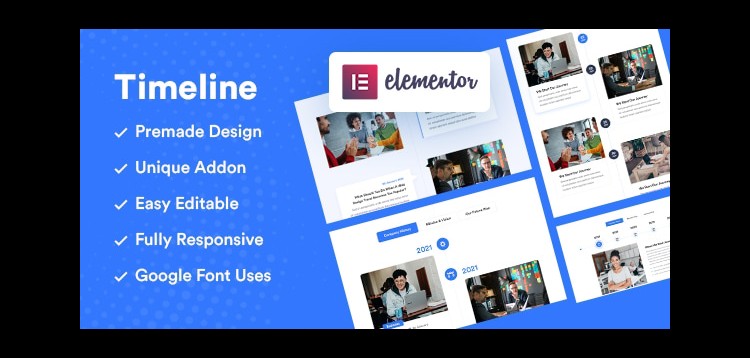 Item cover for download Vertical and Horizontal - Elementor Timeline Addon