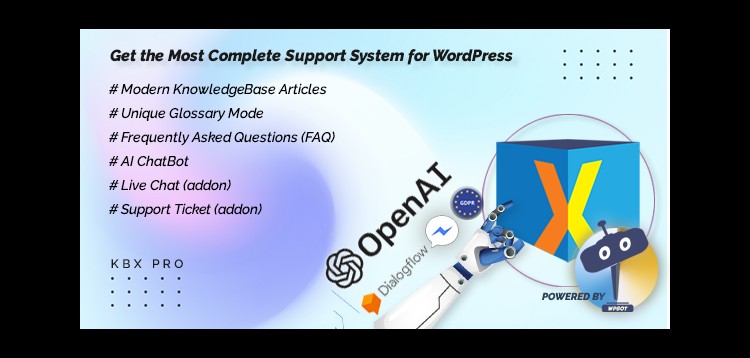 Item cover for download KnowledgeBase, Glossary, FAQ, HelpDesk ChatBot with ChatGPT