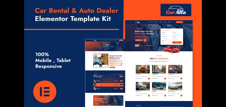 Item cover for download CarAlfa - Car Rental & Dealer Elementor Pro Template Kit