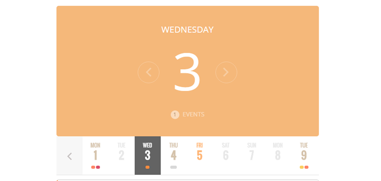 Item cover for download Eventon - Daily View
