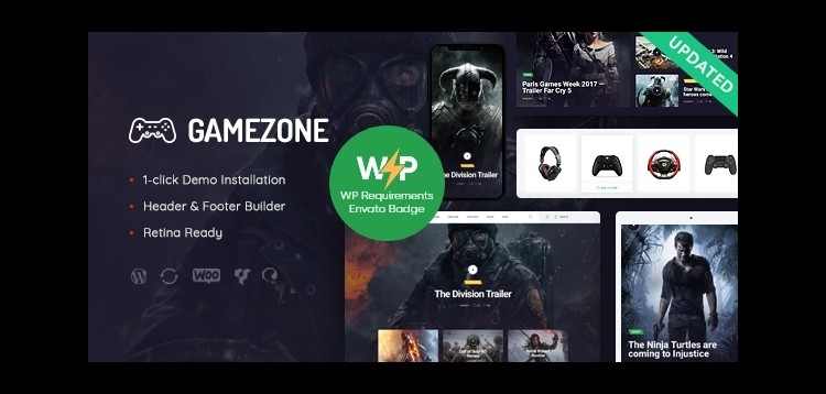 Item cover for download Gamezone | Video Gaming Blog & Esports Store WordPress Theme