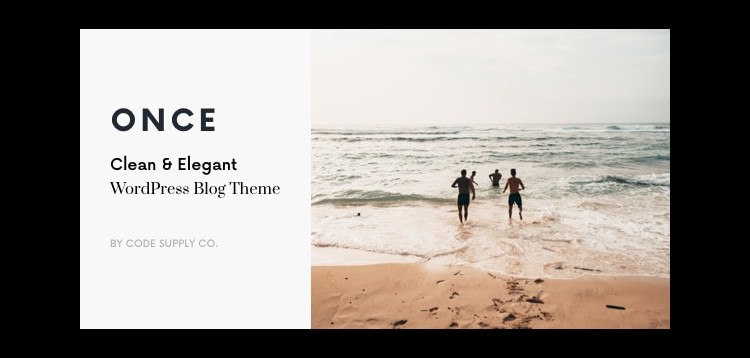Item cover for download Once - Clean & Elegant WordPress Blog Theme