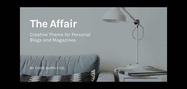 Item cover for download The Affair - Creative Theme for Personal Blogs and Magazines