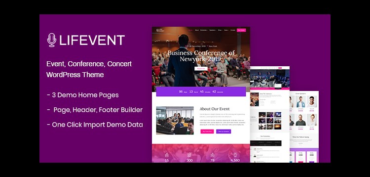 Item cover for download Lifevent - Event Conference WordPress Theme