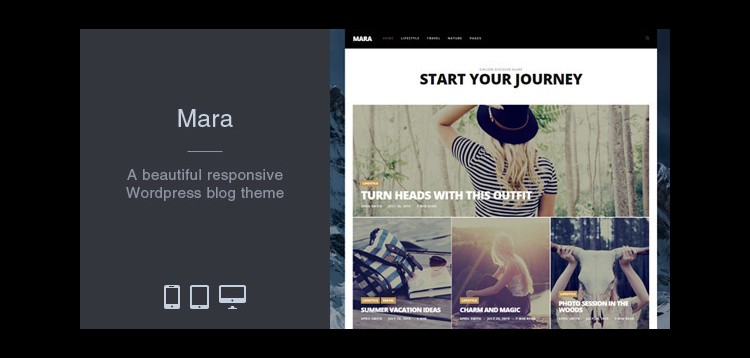 Item cover for download Mara - Beautiful Photo WordPress Blog Theme