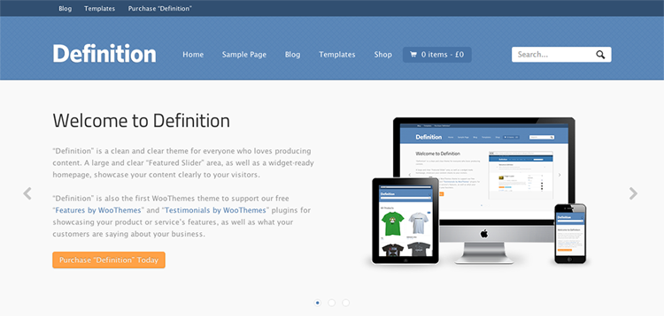 Item cover for download WooThemes Definition Premium Theme