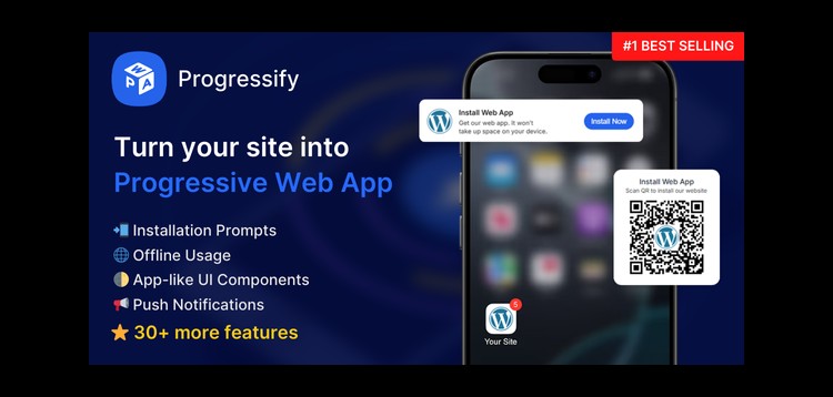 Item cover for download Progressify - Progressive Web App (PWA) for WordPress