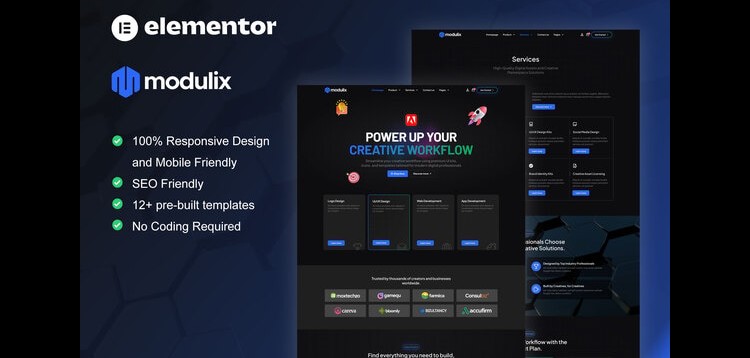 Item cover for download Modulix - Digital Product Store Elementor Pro Template Kit