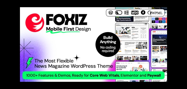 Item cover for download Foxiz - Newspaper News & Magazine WordPress