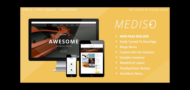 Item cover for download Mediso - Corporate / One-Page / Blogging WordPress