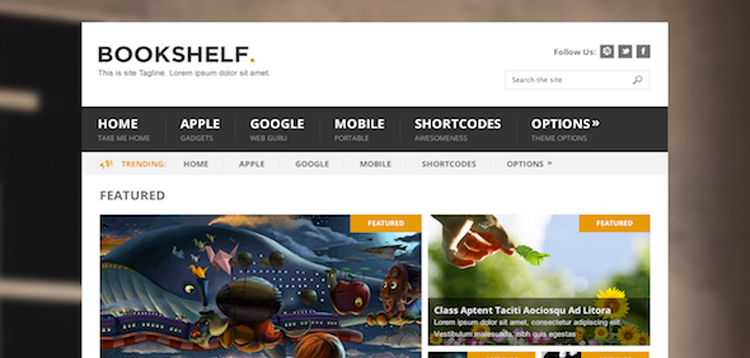 Item cover for download MyThemeShop BookShelf WordPress Theme