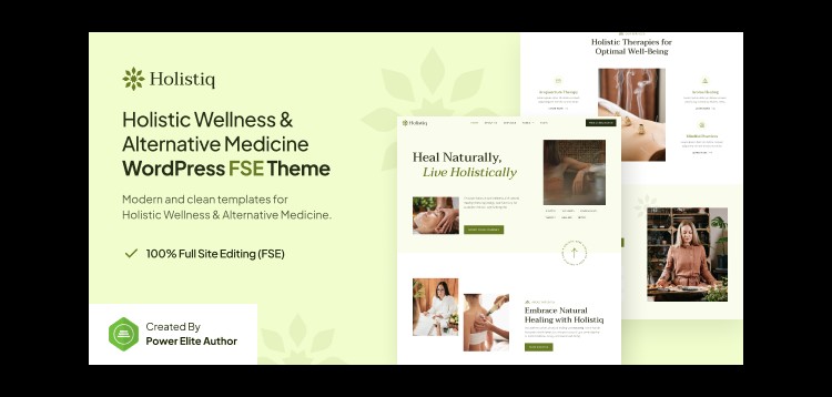 Item cover for download Holistiq – Holistic Wellness & Alternative Medicine FSE WordPress Theme