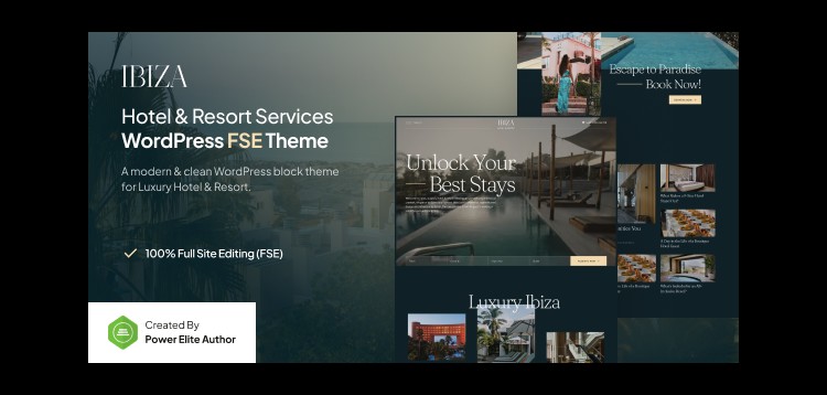 Item cover for download Ibiza – Luxury Hotel & Resort FSE WordPress Theme