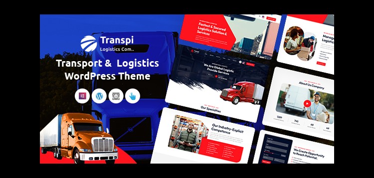Item cover for download Transpi - Logistics and Transportation WordPress Theme