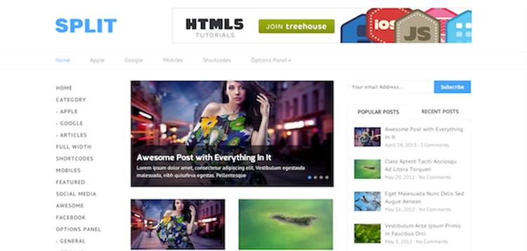 Item cover for download MyThemeShop Split WordPress Theme