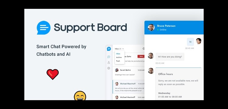 Item cover for download Chat - Support Board - OpenAI Chatbot - WP