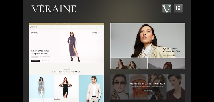 Item cover for download Veraine - Luxury Fashion Marketplace Elementor Template Kit