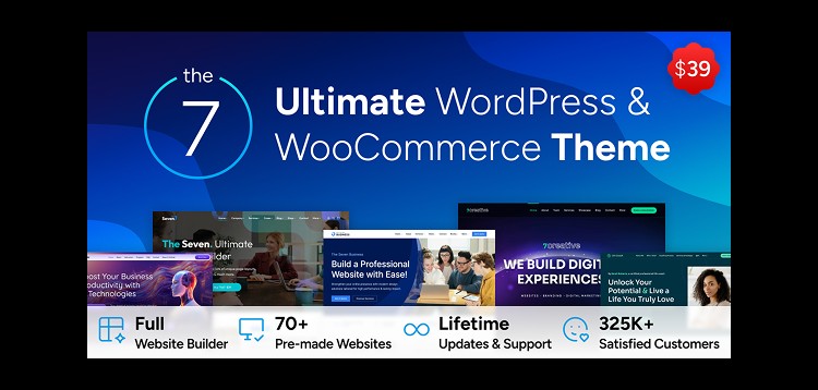 Item cover for download The7 — Ultimate WordPress & WooCommerce Theme