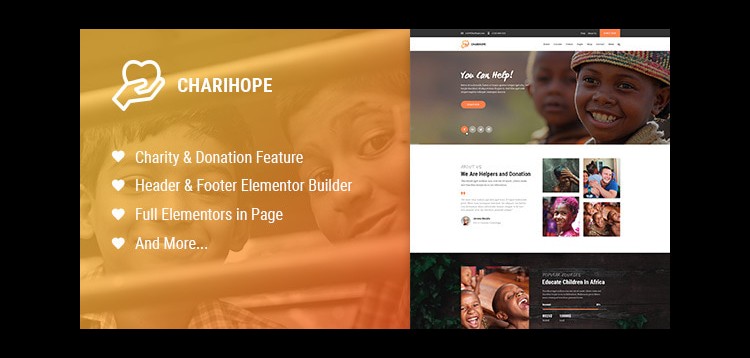 Item cover for download Charihope - Charity and Donation WordPress Theme