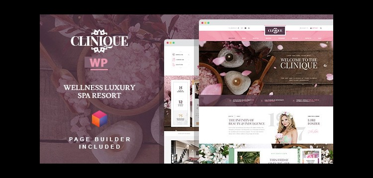 Item cover for download Clinique - Wellness Luxury Spa Resort WordPress Theme