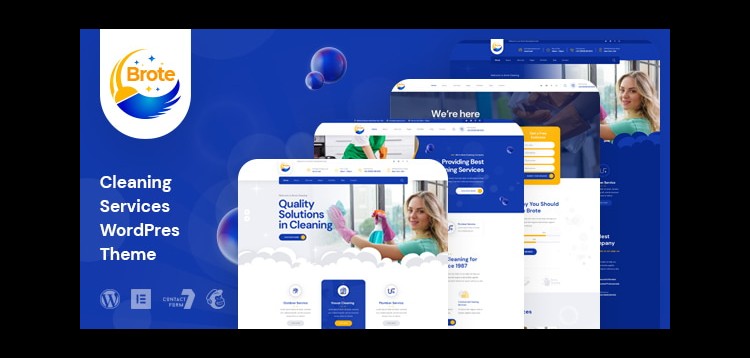 Item cover for download Brote - Cleaning Services WordPress Theme
