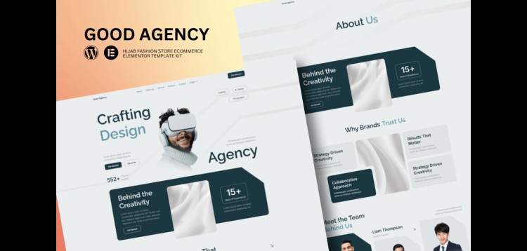 Item cover for download GoodAgency - Creative Agency Elementor Template Kit