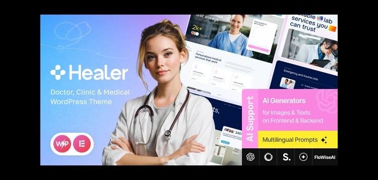 Item cover for download Healer - Doctor, Clinic & Medical WordPress Theme